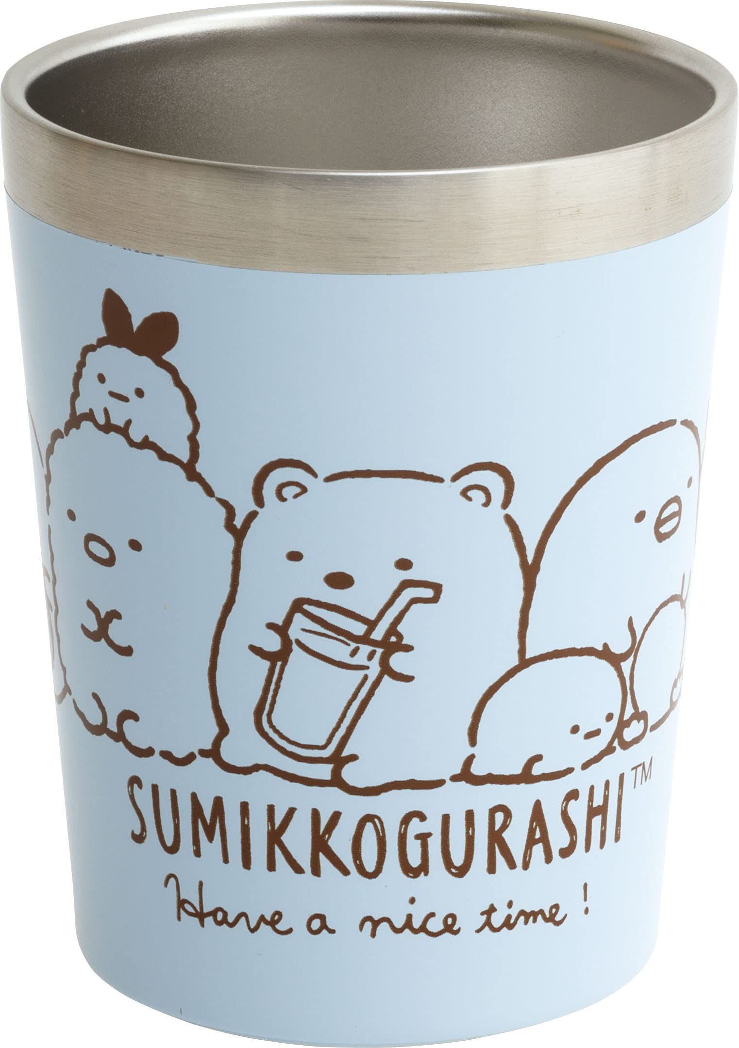 

Sumikko Gurashi Home Cafe Goods Stainless Steel Tumbler S KA15303 Blue синий