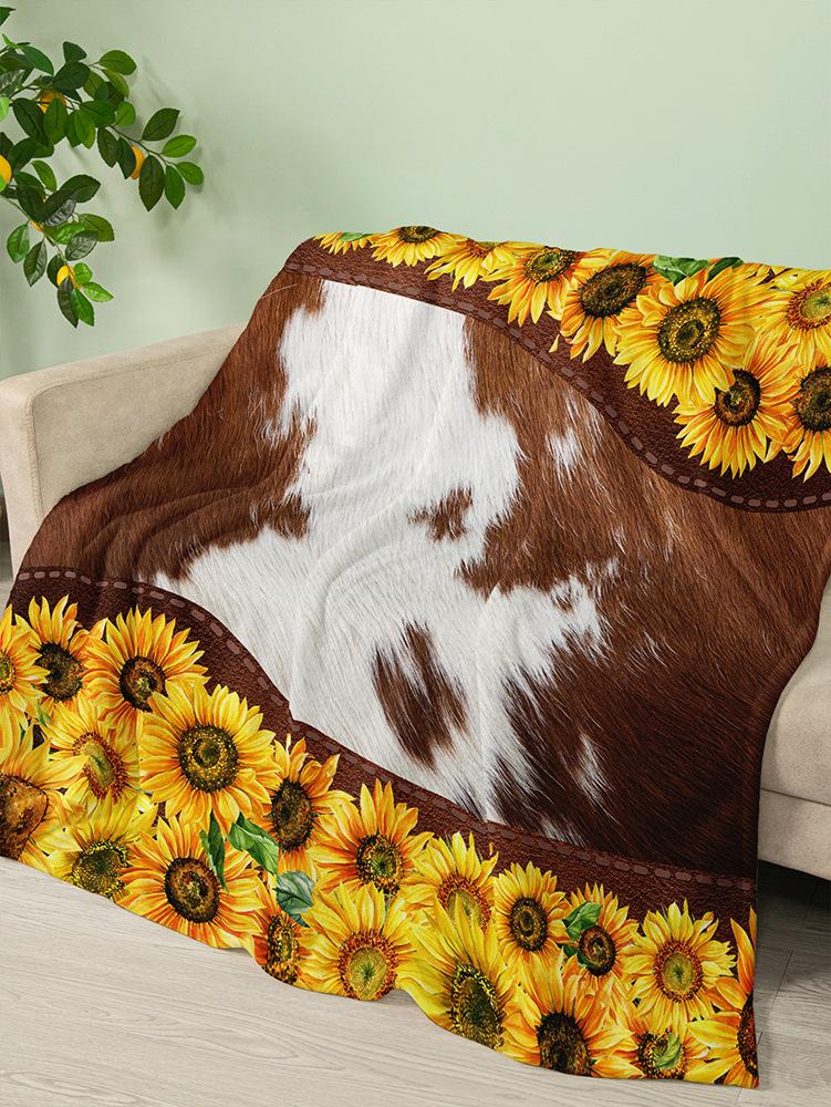 Flannel Blanket Animal Fur Bohemian Blanket Crystal Fleece Blanket Spring And Autumn