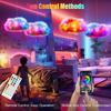 Ceiling Clouds With Lights DIY Atmosphere Lamp With Music Rhythm Color Changing Remote Control LED Cloud Lights For Living Room