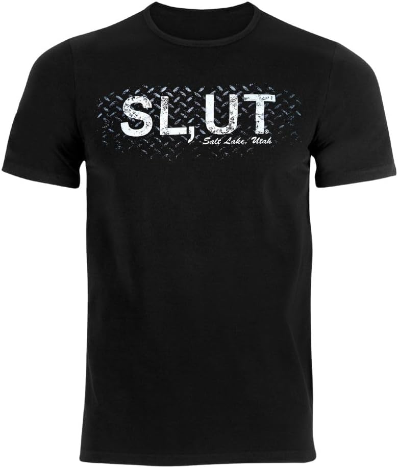 SLUT Salt Lake T-Shirt Diamond Plate Unisex T-Shirt XXL