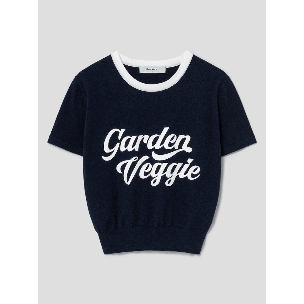 8SECONDS Lettering Short Sleeve Pullover Navy (324751Lybr)