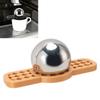 Coffee Cooling Tool with Removable Stand Reusable Stainless Steel Coffee Cooler   for Unlock Coffee True Flavors