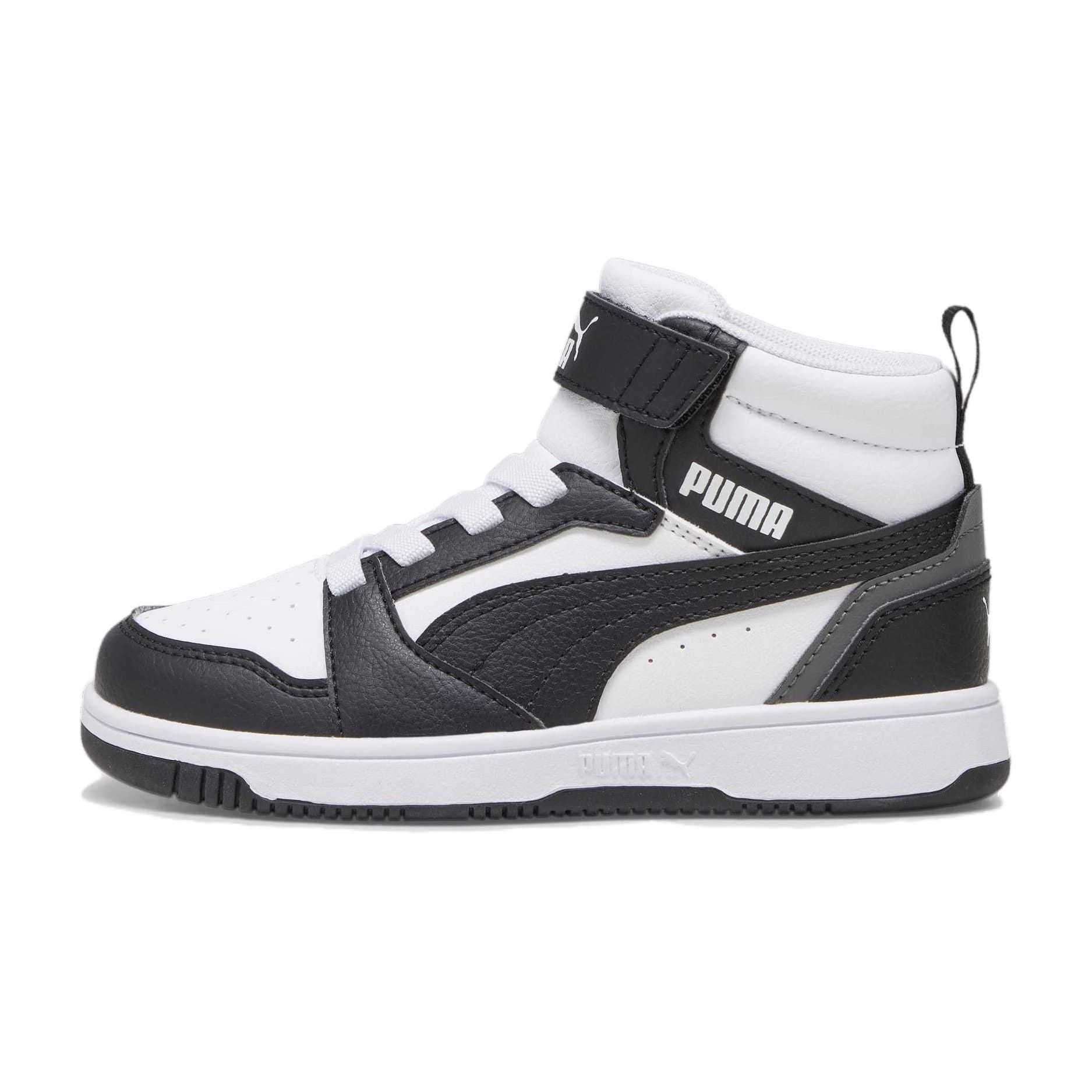 

Puma Кроссовки Rebound Mid для детей Детские кроссовки Черно-белые 393832-01 28