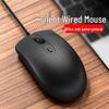 Taffik Silent Wired USB Mouse for Desktop, Laptop, Home, Office, Business
