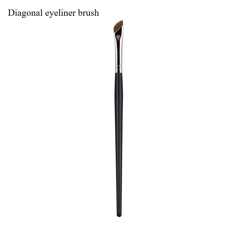 

Кисть для подводки глаз с лезвием, ультратонкая плоская кисть для бровей с тонким углом под глазами, точная кисть для макияжа 182