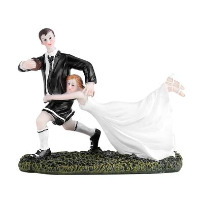 Romantic Dancing Bride Couple Figurine Wedding Cake Topper Decoration
