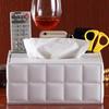 Stylish Leather Tissue Box