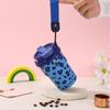 Leopard Print Thermal Water Bottle 450ml Drinking Straw Cup Vacuum Flask  Sports Activities