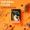 Sachets de Thé à la Cannelle CHAYAM avec Zeste d'Orange, Clou de Girofle, Anis Étoilé | 20 Sachets de Thé, Pack de 1 | Thé Vert à la Cannelle | Ingrédients 100% Naturels Réels et Entiers