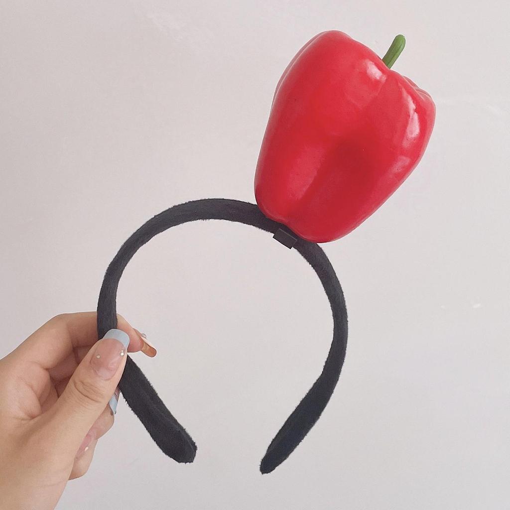 Funny Radish & Cabbage Vegetable Hair Clip Headband
