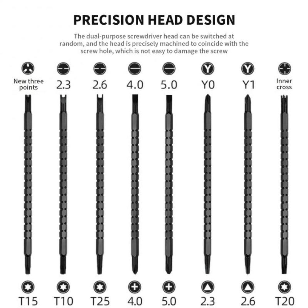 Tool Kit Telescopic Screw Driver Triangle Screwdriver Torx Phillips Slotted Bit Screwdriver Set