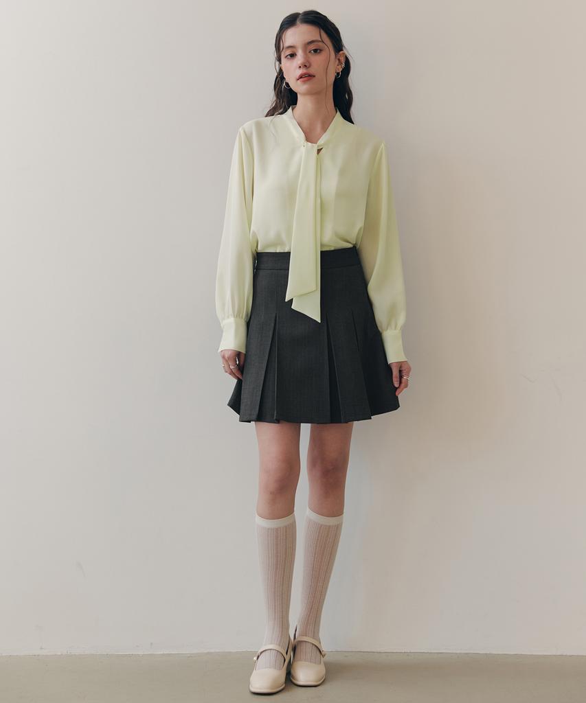 Zero Street [2 Colors] Henny Pleated Skirt