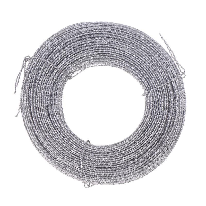 Conjunto de Fivelas de Selo de Chumbo para Medidor Elétrico Amplamente Utilizado Fio de Ferro Selagem com Chumbo Fio de Selagem Duas Partes 40M/Rolo