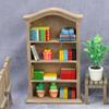 1:12 Dollhouse Miniature Arched Cabinet Vintage Bookcase Furniture Model