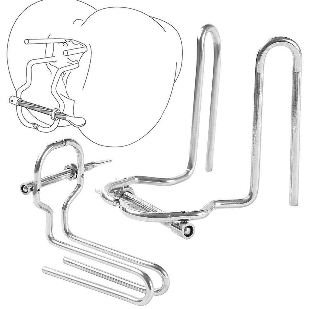 Speculum Vaginal Expander Metal Labia Clip Clitoris Clamp Adult GamesSex Toys Bdsm Anal Traning for Women Vagina Extender
