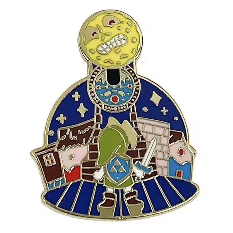 The Legend of Zelda Enamel Pins Anime Zelda Manga Brooches for Women Men Lapel Pins Badges on Backpack Clothes Accessories Gifts