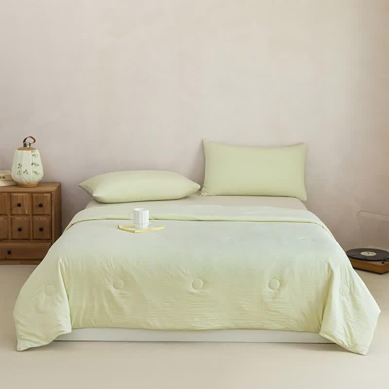 MINISO Luxury Jacquard Tussah Silk Summer Quilt