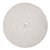 Modern Minimalist Mesh Placemat European Round PET Woven Coffee Dining Table Decoration Mat Plate and Bowl Mat Fruit Platter Pad