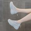Muffin Shoes Summer New Thick-soled Heightening Lazy Shoes Hollow Casual Breathable Comfortable Lightweight Dad Shoes