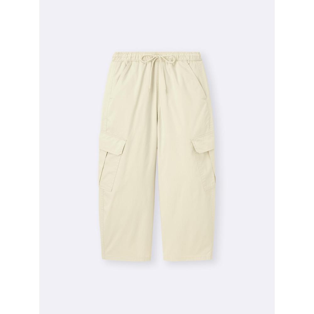 Gu By Uniqlo Cargo Barrel Ankle Pants+ec  Short Length 57.0 Cm 
