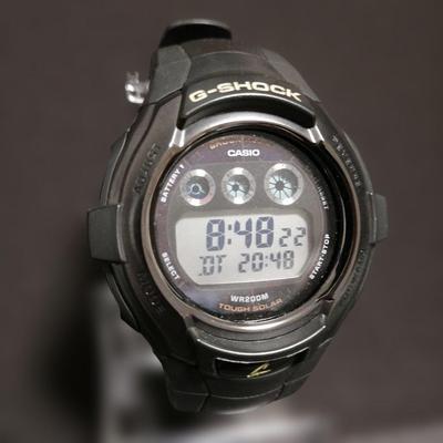 Used CASIO G-SHOCK G-7301B Solar Watch