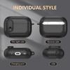 Carbon Fibre Switch Lock Bluetooth Earphone Case For Airpods Pro Luxury Charging Box Protective Cover For Airpods 2 3 2021 Pro 2