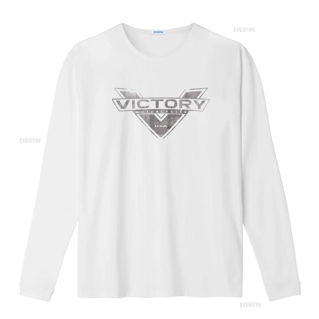 Victory Motorcycle Softstyle T Shirt Vintage Washed Homme Streetwear Designer Clothes Graphic Stretched Slightly Fashion