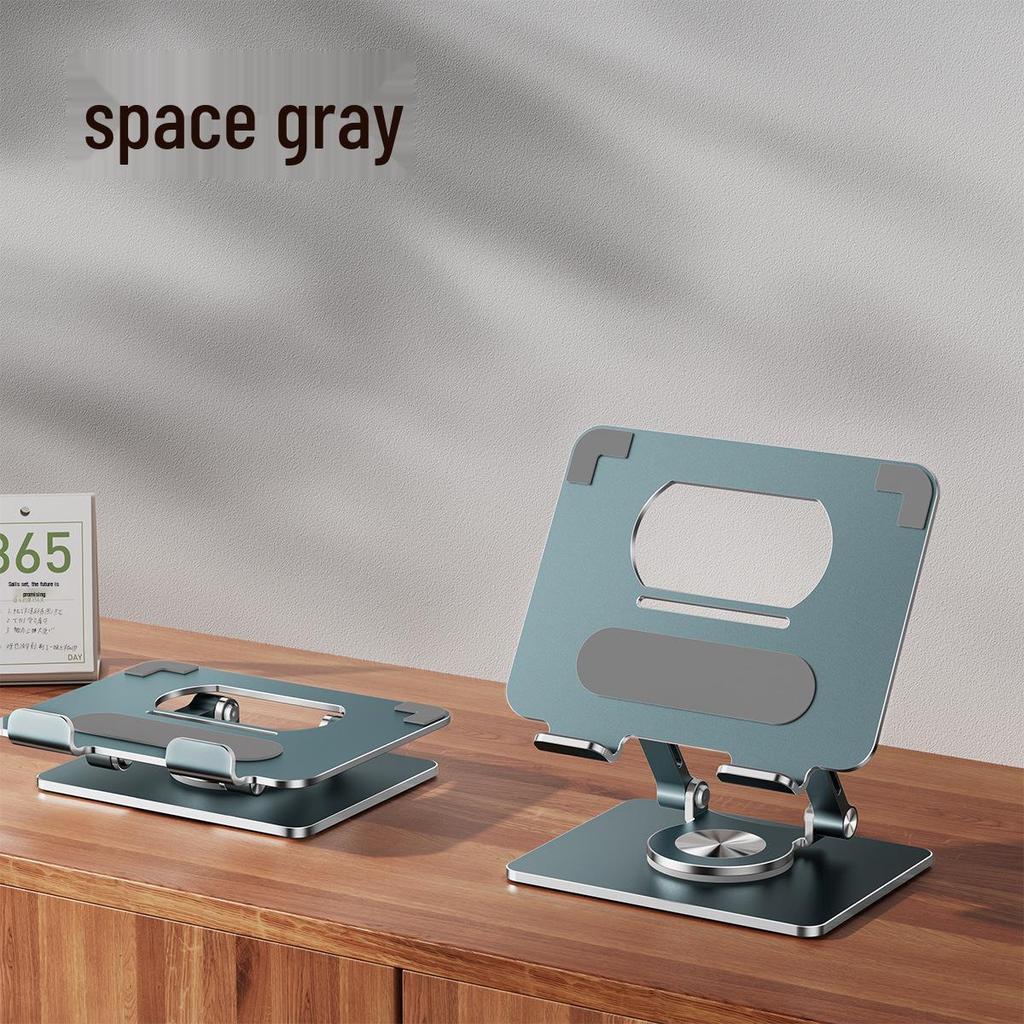 Adjustable 360° Rotating Aluminum Tablet & Phone Stand
