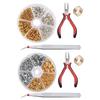 Jewelry Making Set with Pliers Complete Craft Kit for Bracelets and Necklaces Metal Jewellery Accessories for DIY Lover