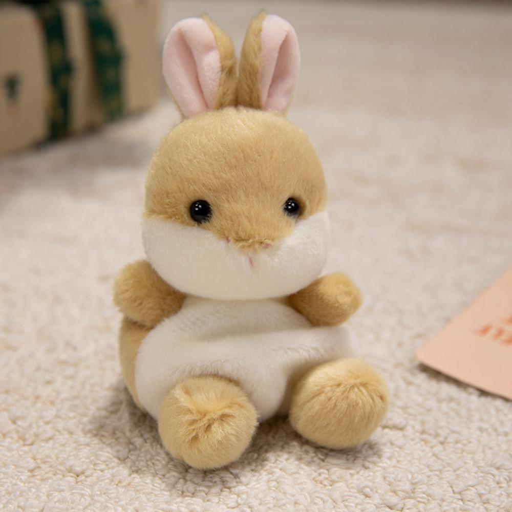 Stuffed Animals Mini Panda Doll Keychain Cute Pet Series Horse Plush Keyring  Kids Toy
