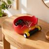 Decorative Entrance Table Ornament Cartoon Calcifer Flame Resin Storage Tray, Creative Fire-Shaped Catchall Birthday Gift for Anime Lovers Decor,