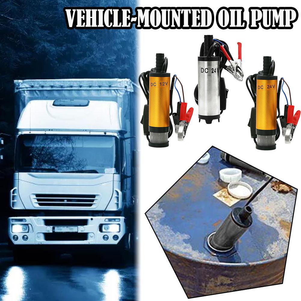Submersible Pump 12/24 Volt Fuel Transfer Pump Small Suction Pump 38mm For Pumping Diesel Oil Water Fuel Transfer Pump