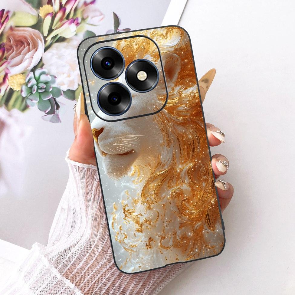 Phone Case For ITEL S23 Plus Cover S681LN Silicone Cute Cat Fashion Funny Cool Painted Casing For ITEL S23+