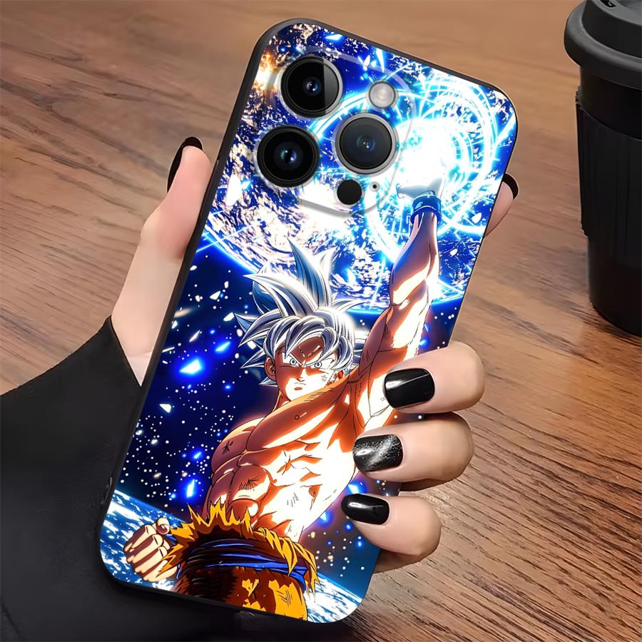 Case for iPhone XS Max XR 13 12 11 17 Pro Max 7 8 15 16 14 Plus 17Air Black Soft Phone Cover Dragon Ball Z Universe Goku