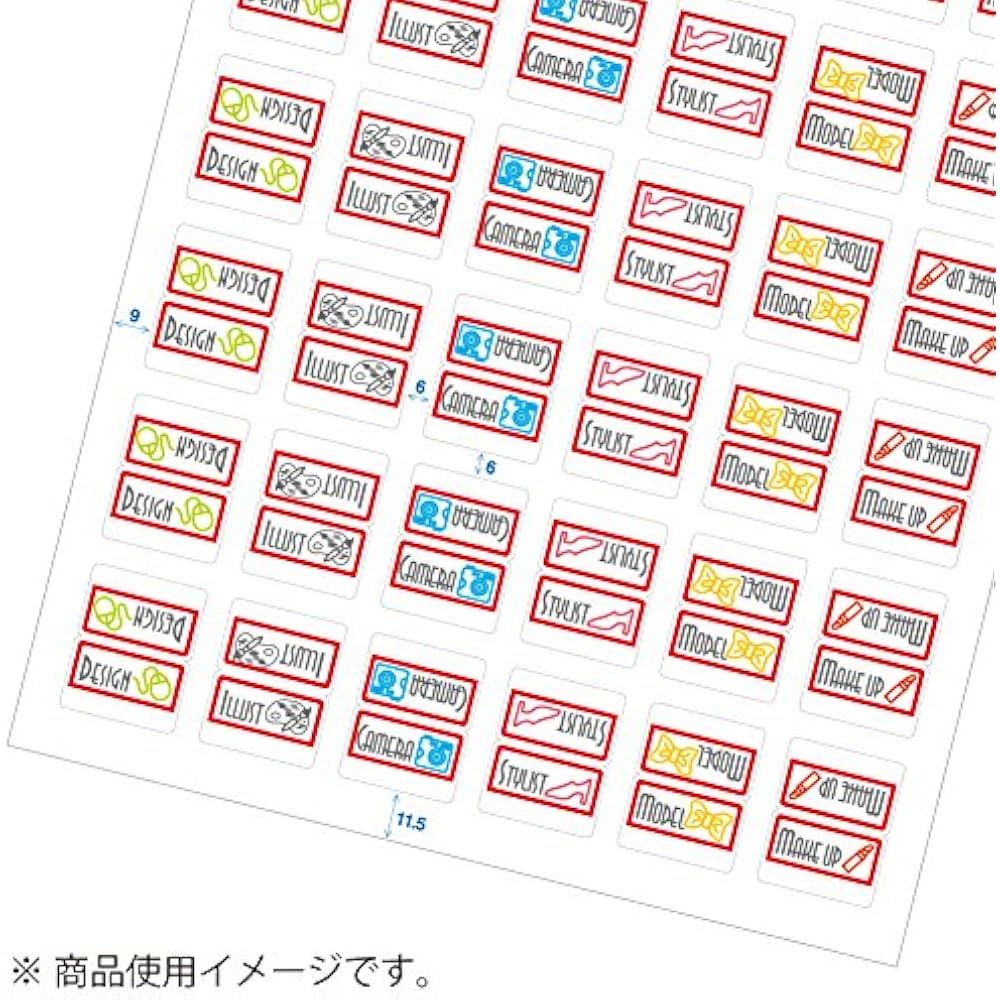 Kokuyo Color LBP-T2591R Laser Color Copy Tack Index Film Label Large Red