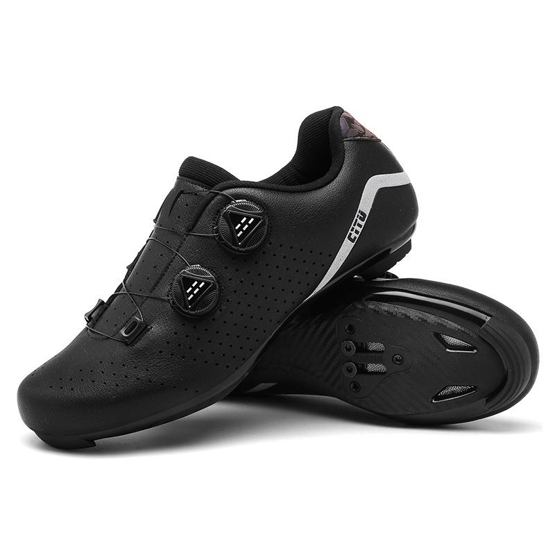 Men'S And Women'S Outdoor Cycling Shoes Road Shoes Mountain Lock Shoes Unlocked Bicycle Shoes Pair Of Rotating Buckle Cycling Shoes