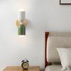 Nordic Wooden Wall Lamp Minimalist Cream Zipper Decorative Lighting For Bedroom Bedside Living Room Hallway Indoors Illumination