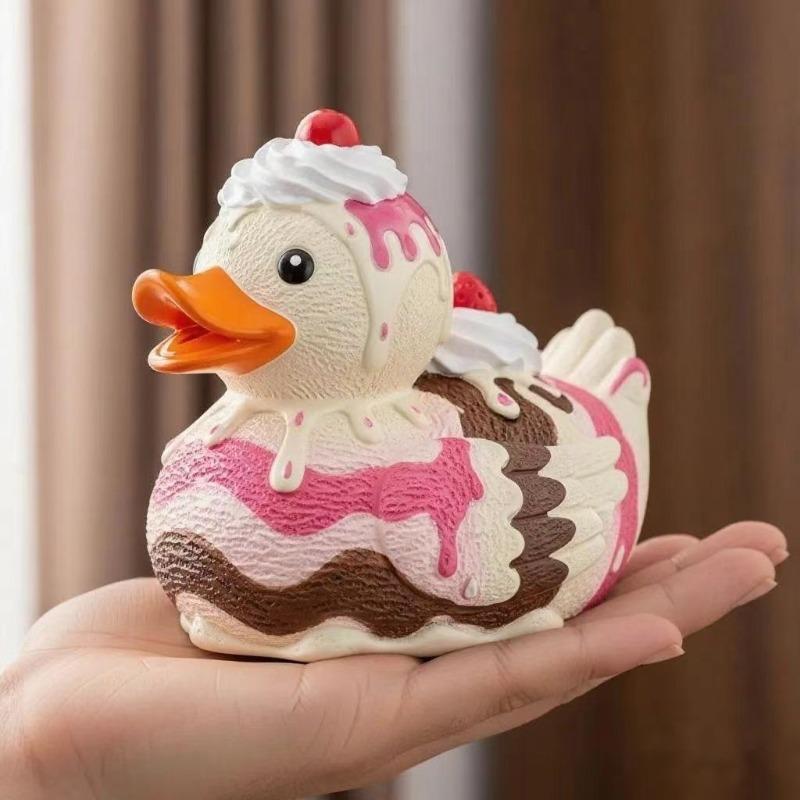 Neue Süße Kuchenente Kreatives Harz-Handwerkstück