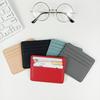 Women's Exquisite Waterproof Leather PU Card Holder - Ultra-Thin, Multi-Card Slot, Small Business Card Sleeve