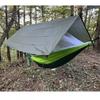 Portable Camping Hammock With Mosquito Net Rainproof Sun Shade Canopy Outdoor Hiking Backpacking Travel