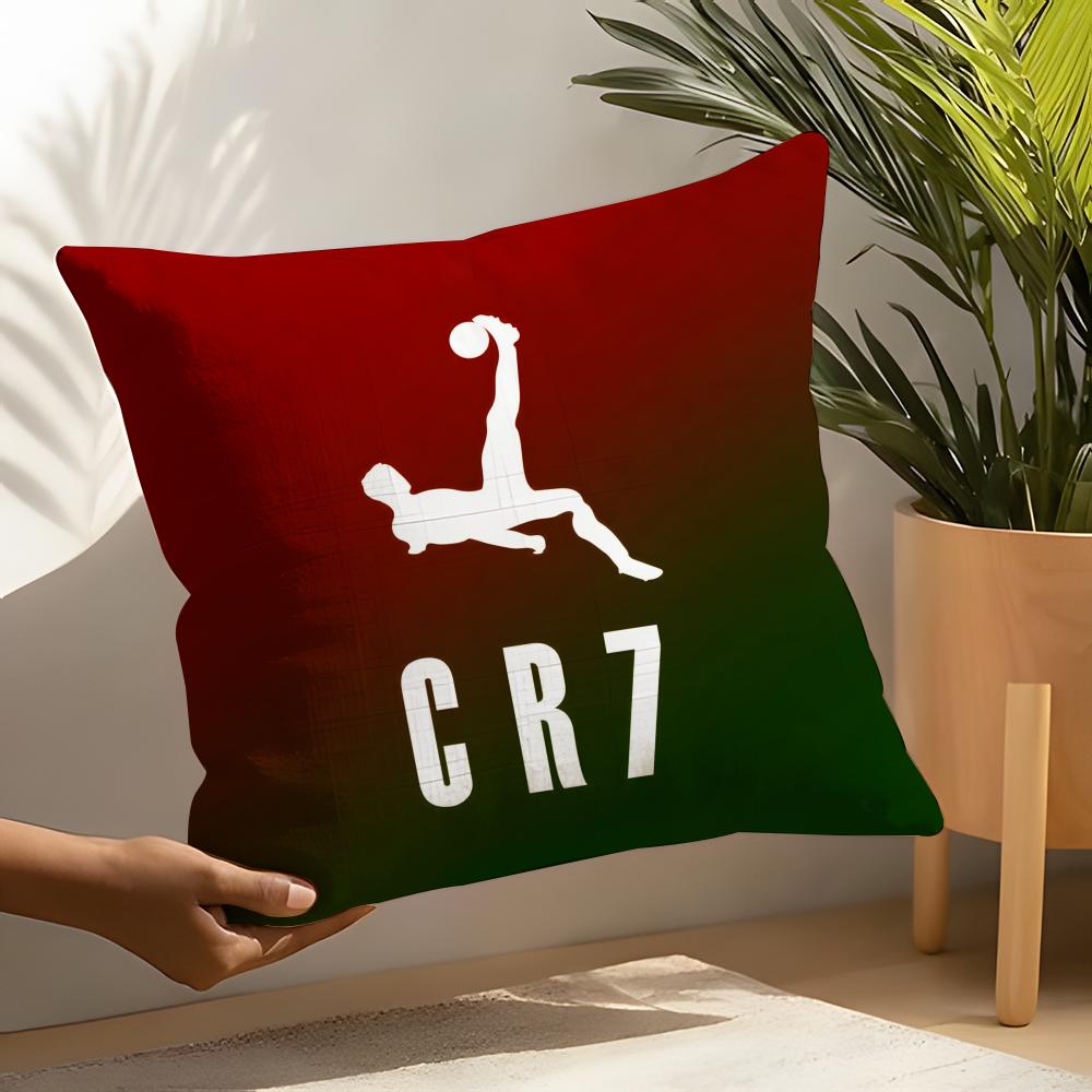 Cristiano Ronaldo Fall Pillow Case Linen Cushion Covers For Decorative Sofa Home Pillows Case Car Chair Pillows Cases