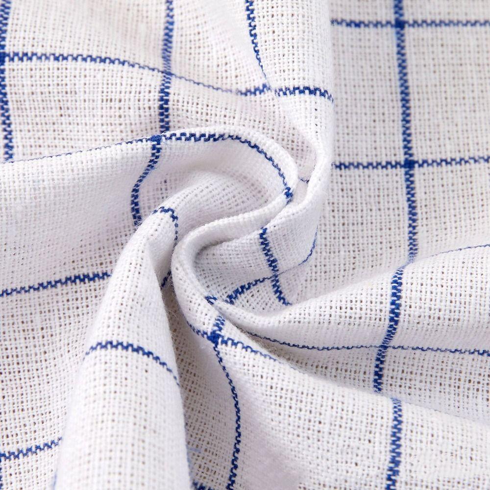 5PCS Quick Drying Kitchen Tea Towels Absorbent Stripes Rags Checkered Kitchen Towels For Kitchen