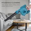 2 In 1 For 18V Battery 1500W 19000R/Min 288VF Cordless Air Blower Suction & Blowing Cleaner Electric Leaf Dust Collector