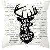 Christmas Decoration Cushion Cover for Sofa Livingroom Throw Pillow Cover % Polyester Resuable Pillow Case Drop Shipping