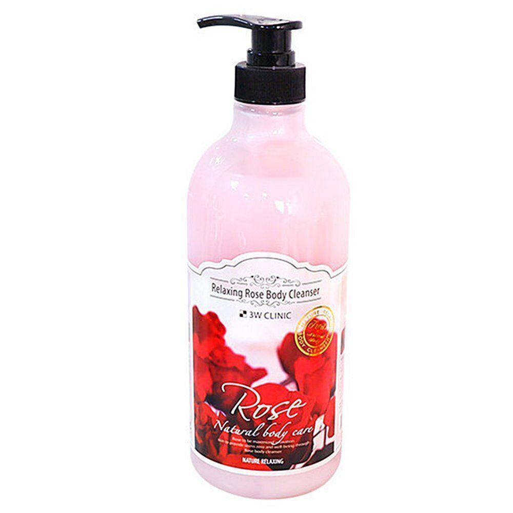 3w Clinic JEHPMHSJ Clinic Relaxing Body Cleanser 1000ml (Rose)
