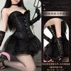 Sexy Underwear Pure Waistband Vest Bra Sexy Slim Lace Bra with Tutu Skirt Uniform Suit