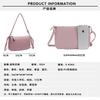 Stylish And Simple Underarm Casual Handbag Large-Capacity Hand-Woven One-Shoulder Oblique Span Women'S Bag