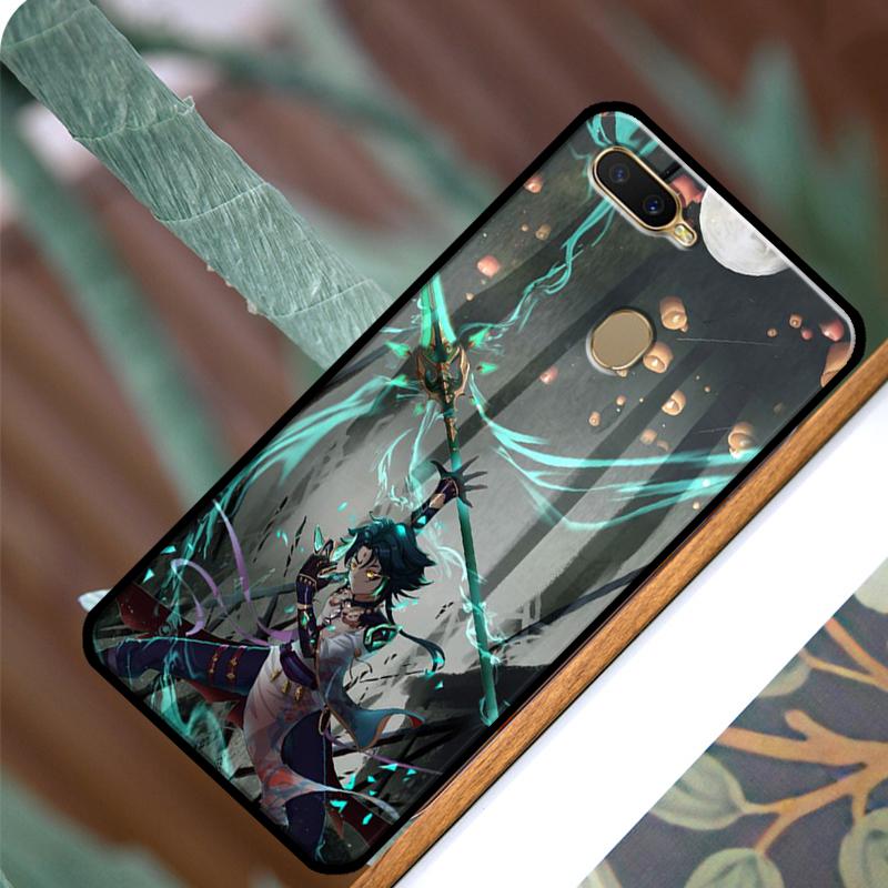 Genshin Impact Xiao Phone Case For OPPO A15 A3S A5S A52 A72 A54 A74 A94 A83 A91 A93 A5 A9 A31 A53 A53S 2020