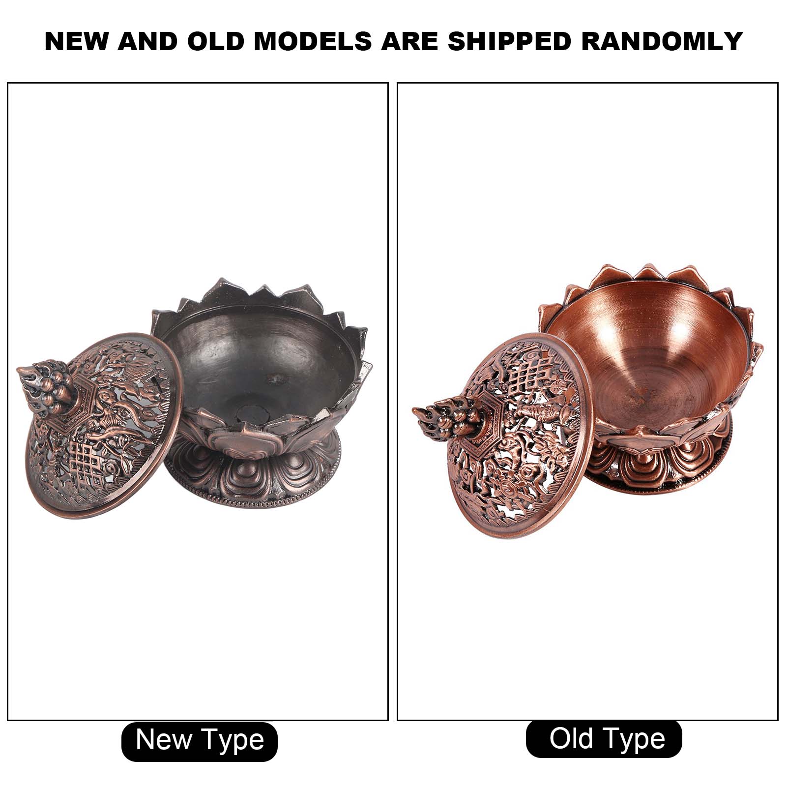 

Vintage Incense Burner Zinc Alloy Lotus Flower Shaped Incense Burner Stick Cone Holder for Home Living Room Decoration