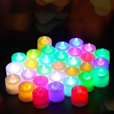 Świece LED Materiał Plastikowy Styl Romantyczny Bezdymne Podgrzewacze Bateryjne do Wewnątrz